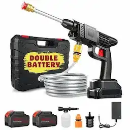 𝐄𝐥𝐞𝐜𝐭𝐫𝐢𝐜 𝐏𝐨𝐫𝐭𝐚𝐛𝐥𝐞 𝐇𝐢𝐠𝐡 𝐏𝐫𝐞𝐬𝐬𝐮𝐫𝐞 𝐖𝐚𝐭𝐞𝐫 𝐒𝐩𝐫𝐚𝐲 𝐆𝐮𝐧 𝐰𝐢𝐭𝐡 𝟐 𝐁𝐚𝐭𝐭𝐞𝐫𝐲